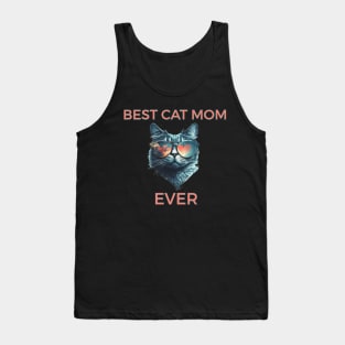 Cool Cat Sunglasses-wearing Kitties for the Feline-Obsessed Tank Top